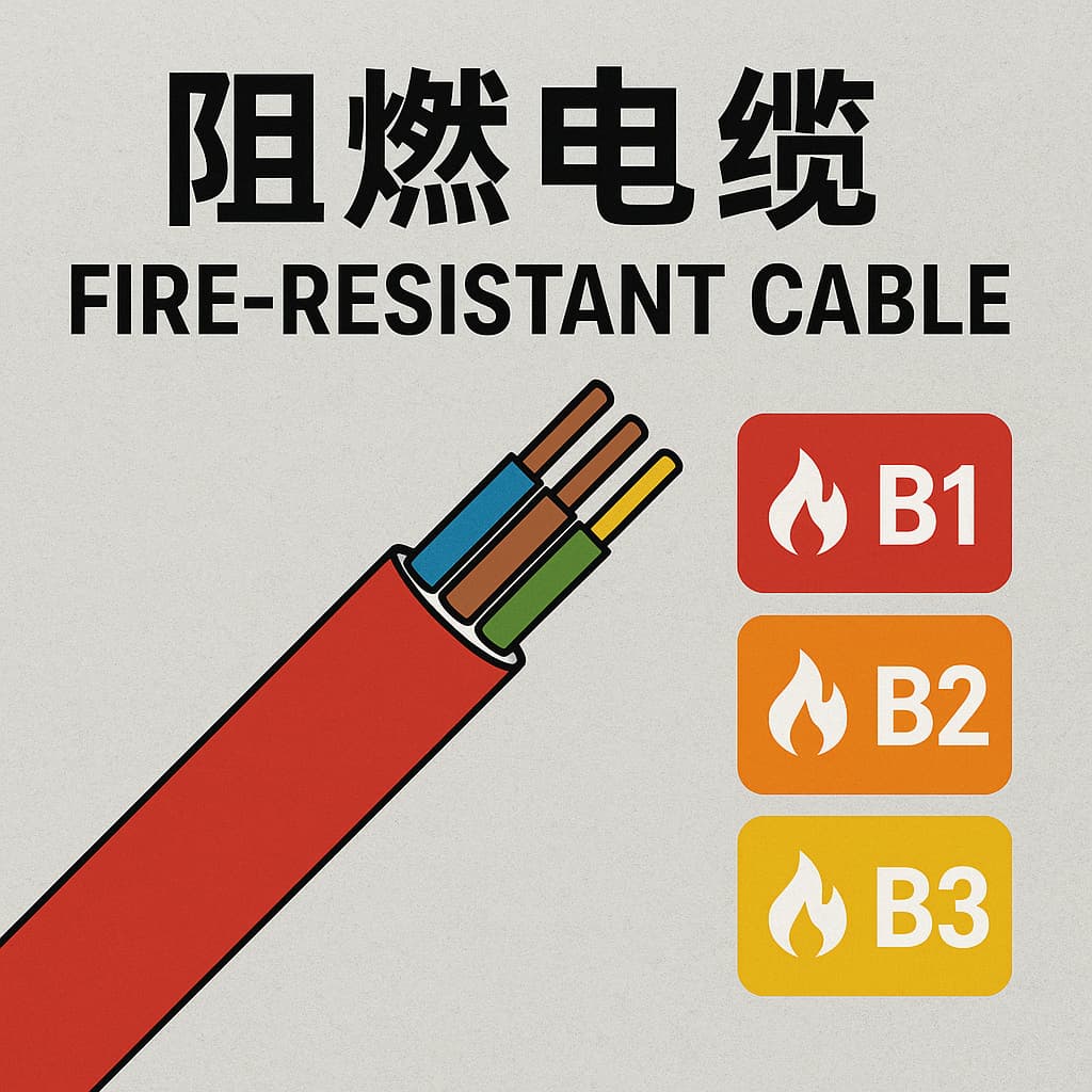 什么是阻燃电缆？B1、B2、B3级的区别你相识吗？