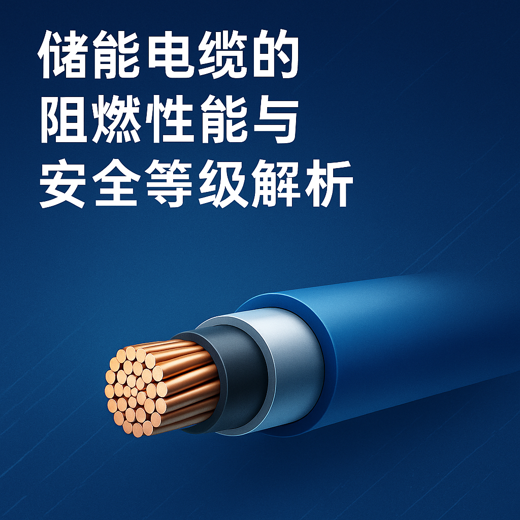 储能电缆的阻燃机能与安全等级解析