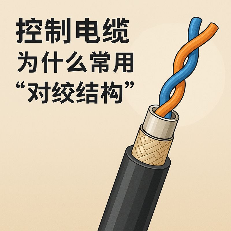 节造电缆为什么常用“对绞结构”？